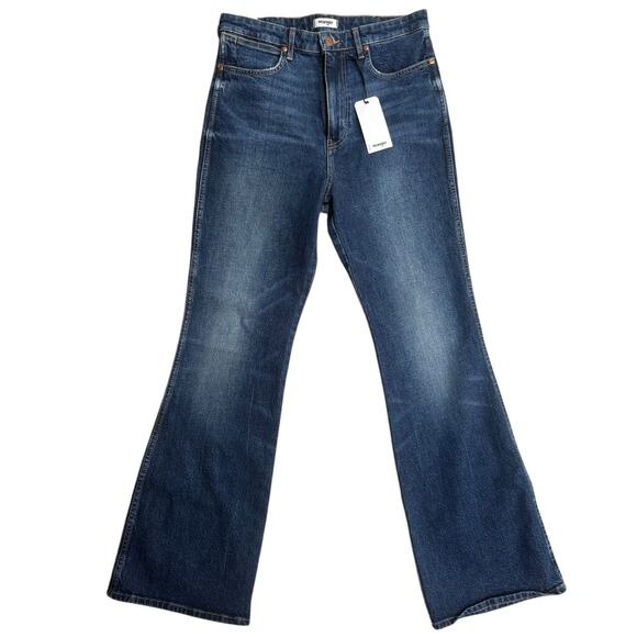 Wrangler Westward 626 Jeans 30x30 NWT High Rise Boot Cut Western Med Wash Casual - Picture 3 of 11